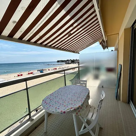 Bord De Avec Balcon Et Parking Au Pouliguen - Fr-1-842-10 *